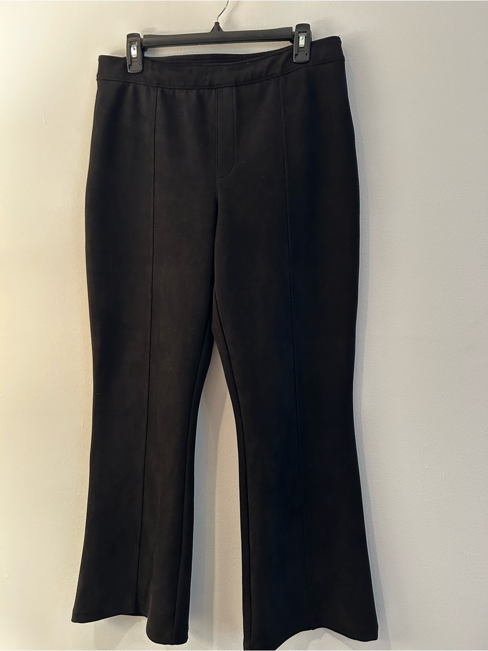 SPANX Black Boot-Cut Flare Pants